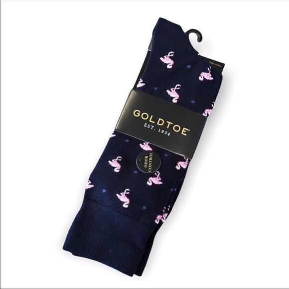 GOLD TOE Flamingo Socks-NEW! - Picture 2 of 5
